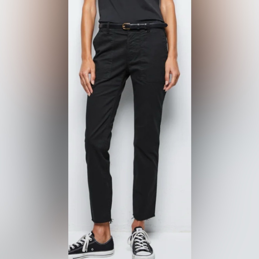 Nili Lotan Jenna Trouser Pant Washed Black Size 4